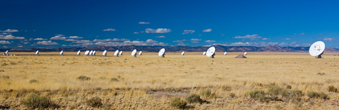Radio antennas in the Very Large Array