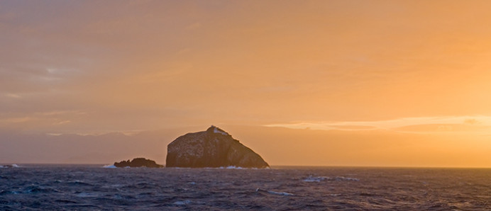 Sunrise off the south coast of Ireland