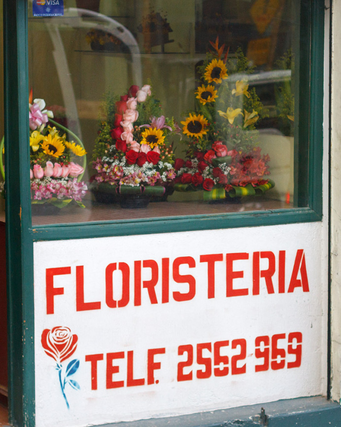 Flower shop. Quito.