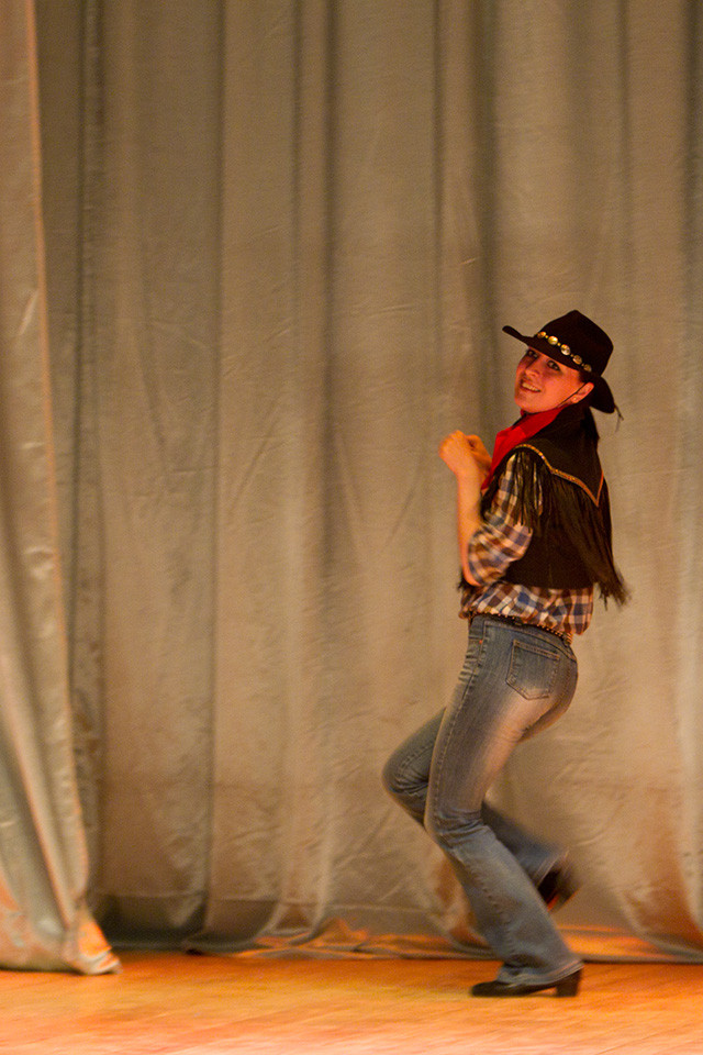 "Cowboy," cultural performance, Provideniya, Russia