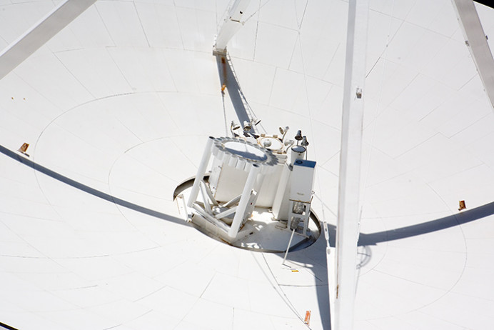 Central apparatus in radio antenna, VLA