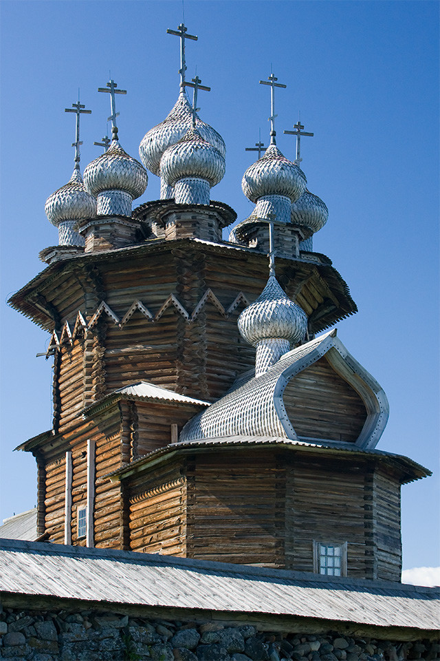 One of the old churches at Kizhi