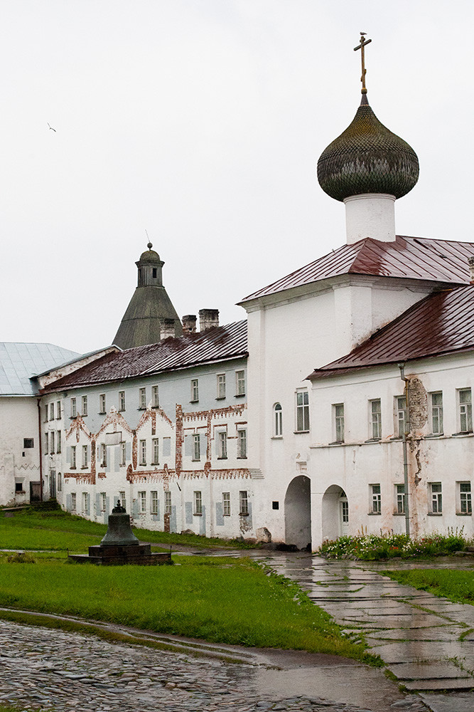 Inside Solovetsky monastery