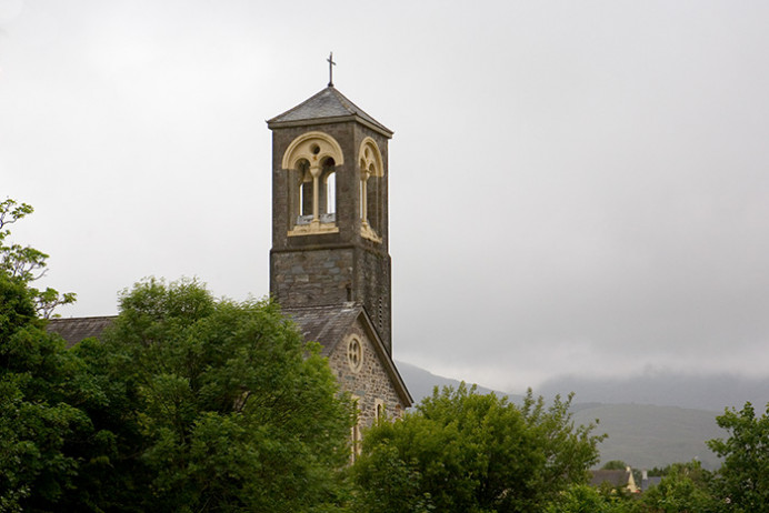 Church tower, Sneem, Co. Kerry, Ireland