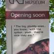 British Natural History Museum banner