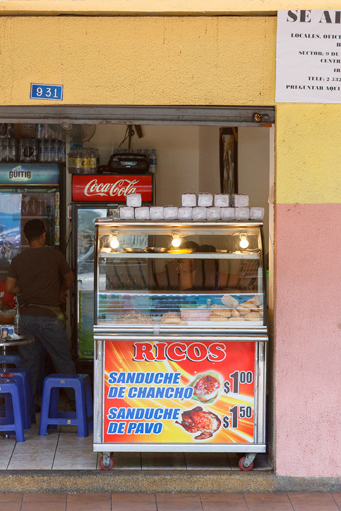 Delicious pork and turkey sandwiches are specialties! Guayaquil.